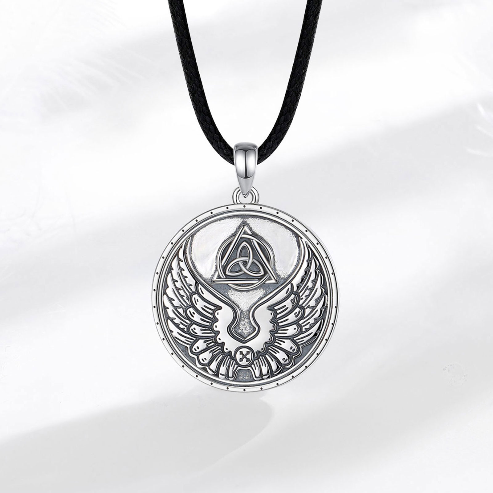 Eudora สร้อยคออักษรรูนรูปดาวห้ - 925 Sterling Silver Chain Necklace Men บทวิจารณ์และราคา