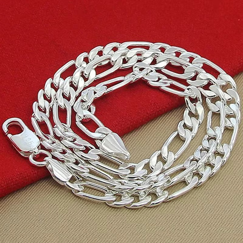 สร้อยคอเงินแท้ 925 สำหรับผู้ชา - Cuban Link Chain 12Mm บทวิจารณ์และราคา