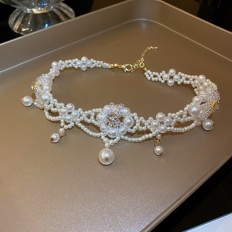 Luxury Vintage Pearlสร้อยคอCho - Pearl Choker Necklace Vintage บทวิจารณ์และราคา