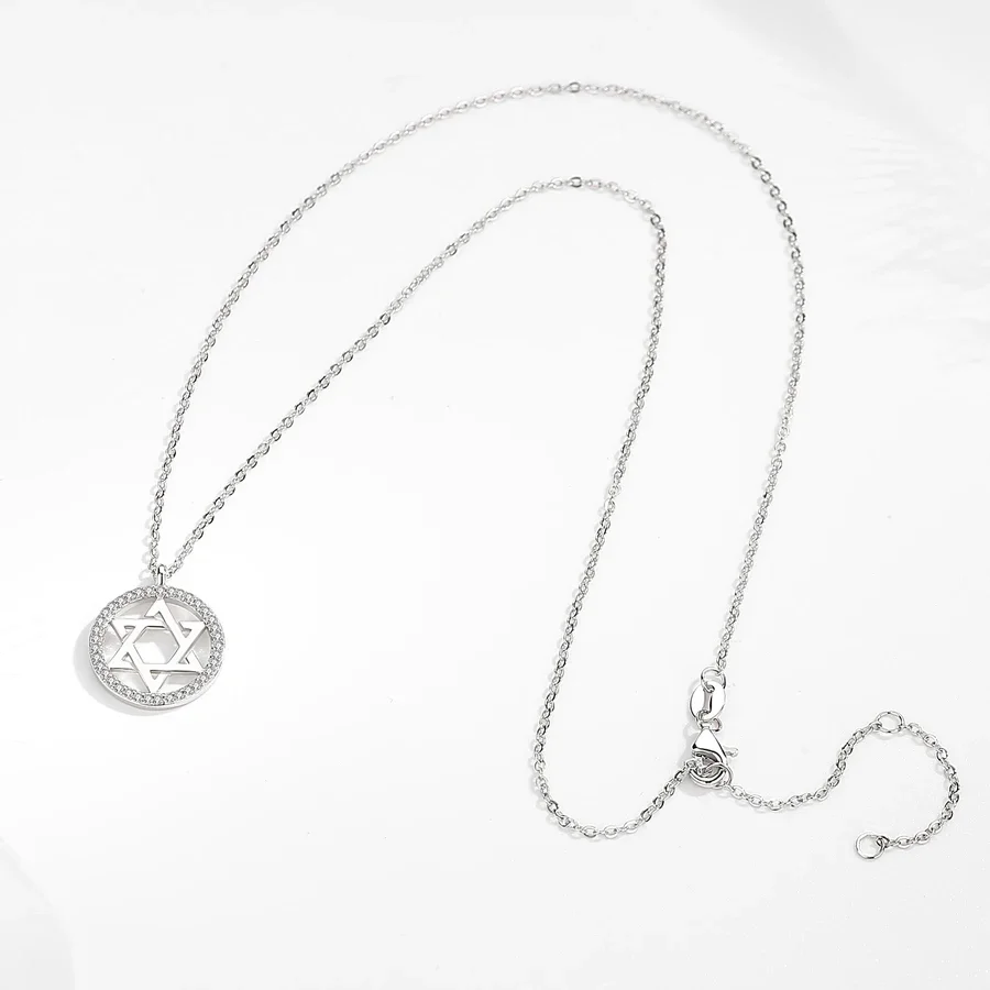 KALETINEชาวยิวMagenดาวของDavid - 925 Sterling Silver Chain Necklace Men บทวิจารณ์และราคา