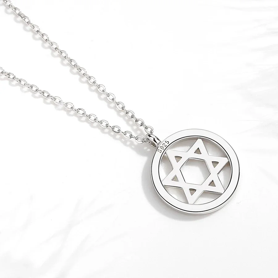 KALETINEชาวยิวMagenดาวของDavid - 925 Sterling Silver Chain Necklace Men บทวิจารณ์และราคา