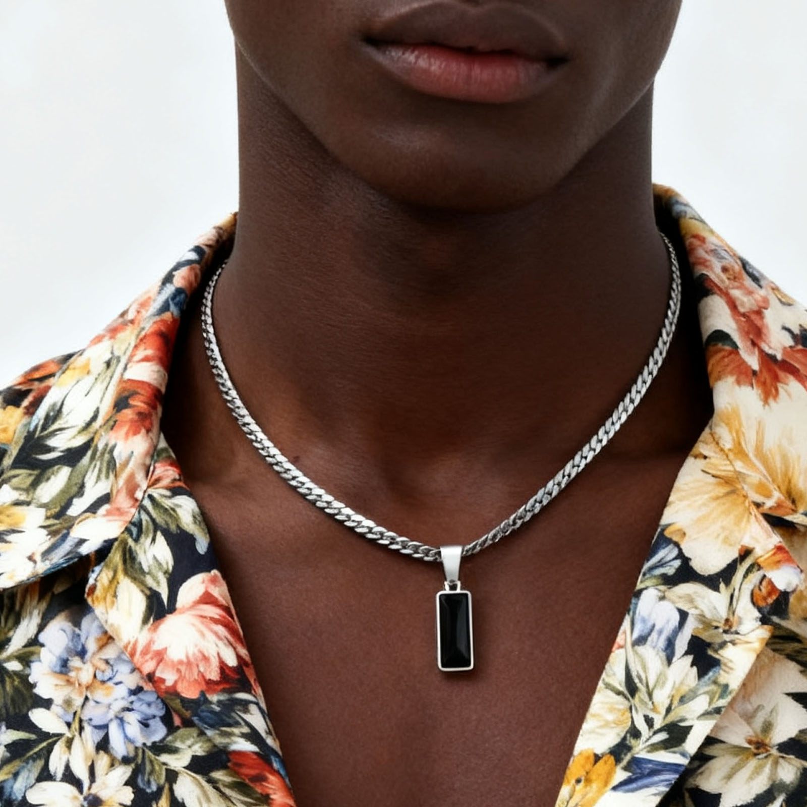 Stylish Mens เรขาคณิตสร้อยคอจี - Cuban Link Chain 12Mm บทวิจารณ์และราคา